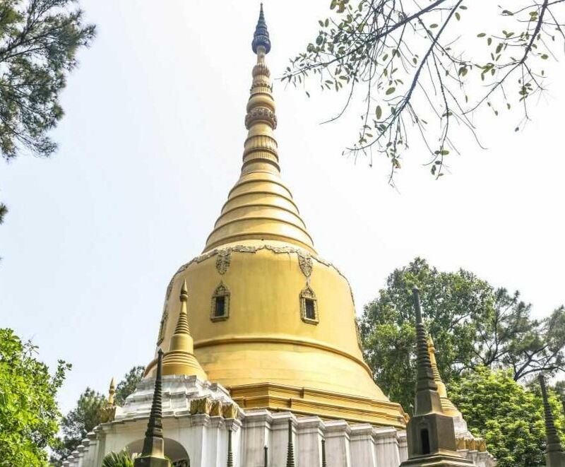 Bảo tháp Miến Điện ở chùa Thiền Lâm