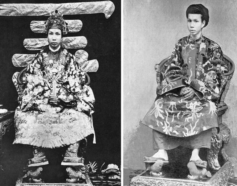 Hai bức chân dung vua Đồng Khánh